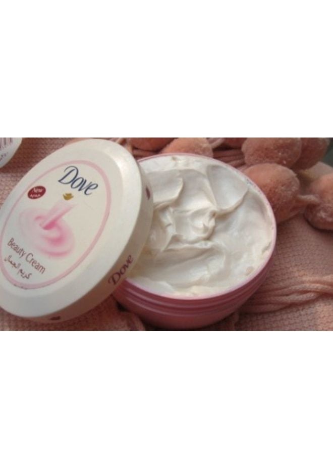 Dove Pack Of 2 Moisturizing Beauty Cream White 150ml  - Image 3