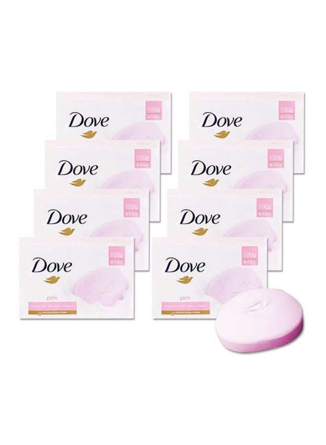 Dove 8-Piece Beauty Cream Pink Rosa Bar Soap Set 800grams - Image 4