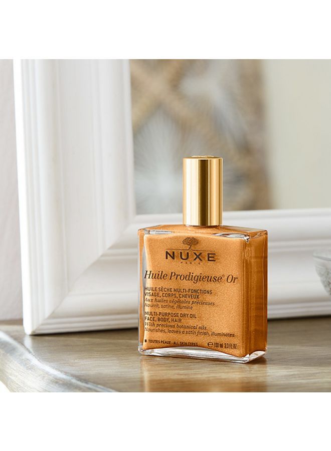 NUXE - Huile Prodigieuse Golden Shimmer Multi Usage Dry Oil 100ml - Image 1