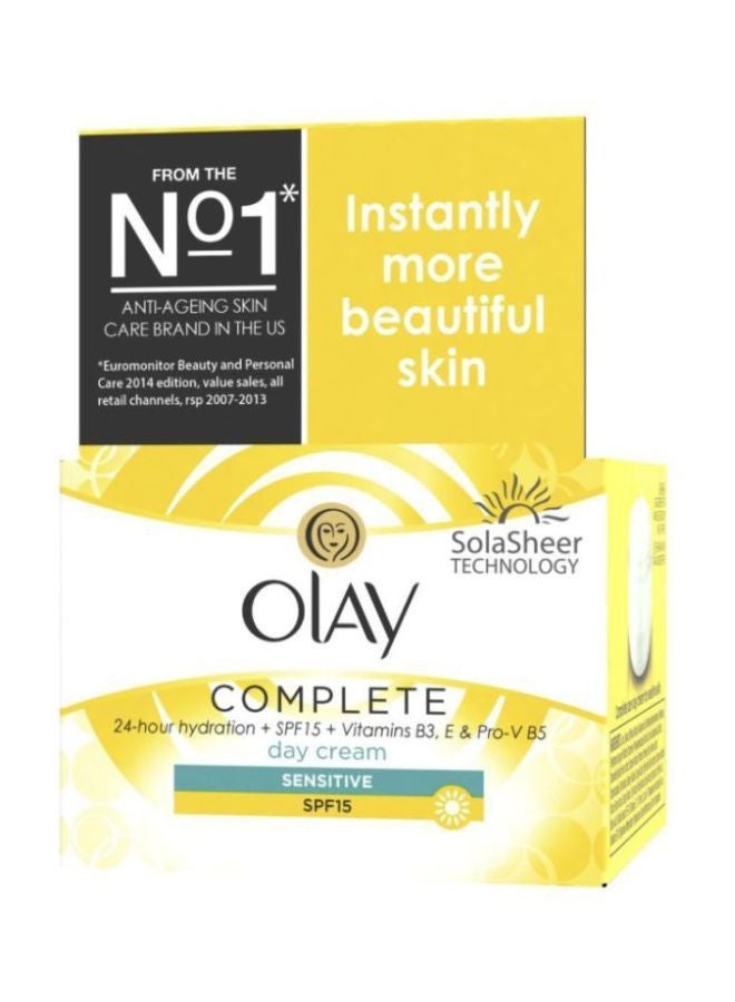 Olay - Complete Day Cream SPF15 For Sensitive Skin 50ml - Image 1
