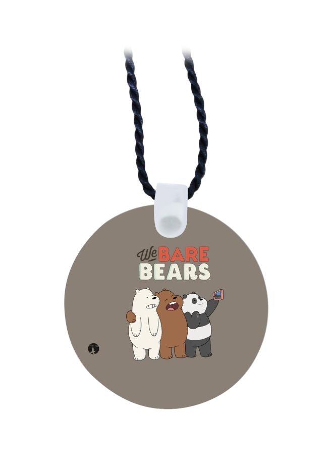 بي بي قلادة بدلاية بطبعة عبارة 'We Bare Bears' 