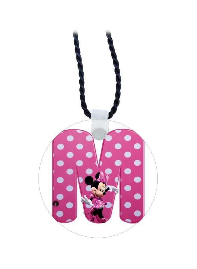 BP - Minnie Mouse Printed Pendant Necklace - Image 1