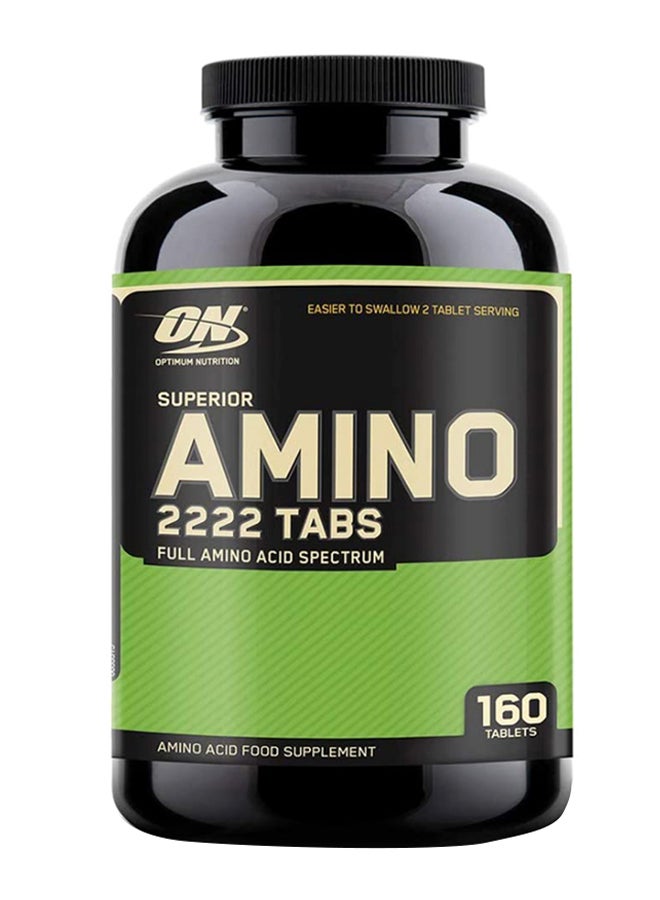 Optimum Nutrition Superior Amino 2222 Tabs - 160 Tablets  - Image 1