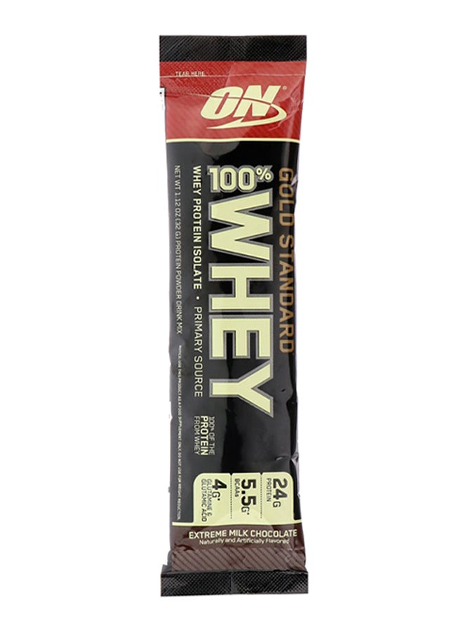 Optimum Nutrition - Pack Of 6 100 Percent Whey Protein Stick Extreme Milk Chocolate Bar 32 Gram - Image 1