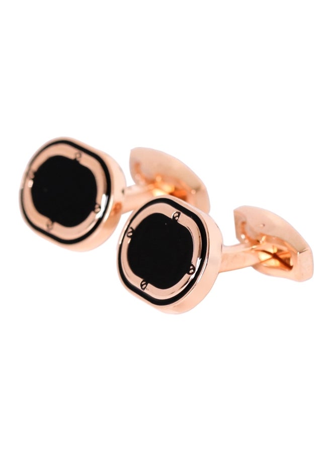 RS - Oval Textured Cufflinks - Image 1