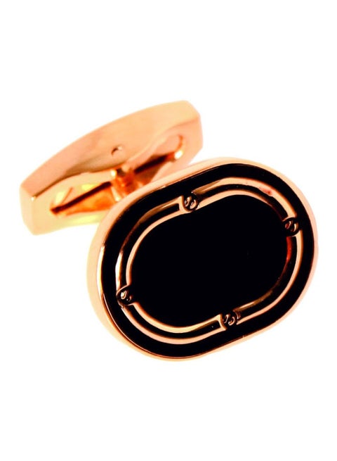 Oval Textured Cufflinks