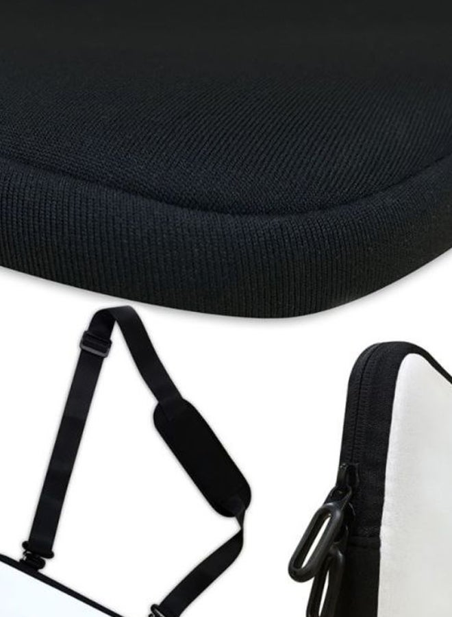 Stylizedd Premium Designer Sleeve With Strap For Laptop Multicolour - Image 3