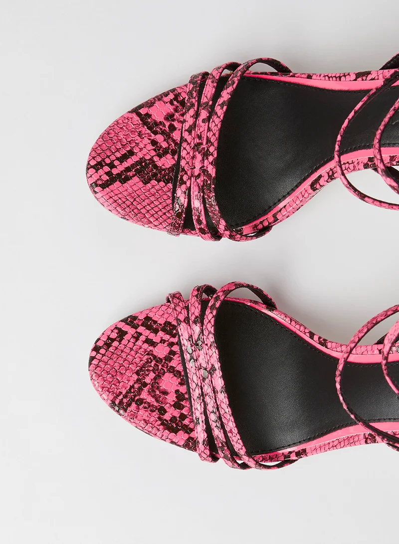 Buffalo Jeanie Stilettos Neon Pink
