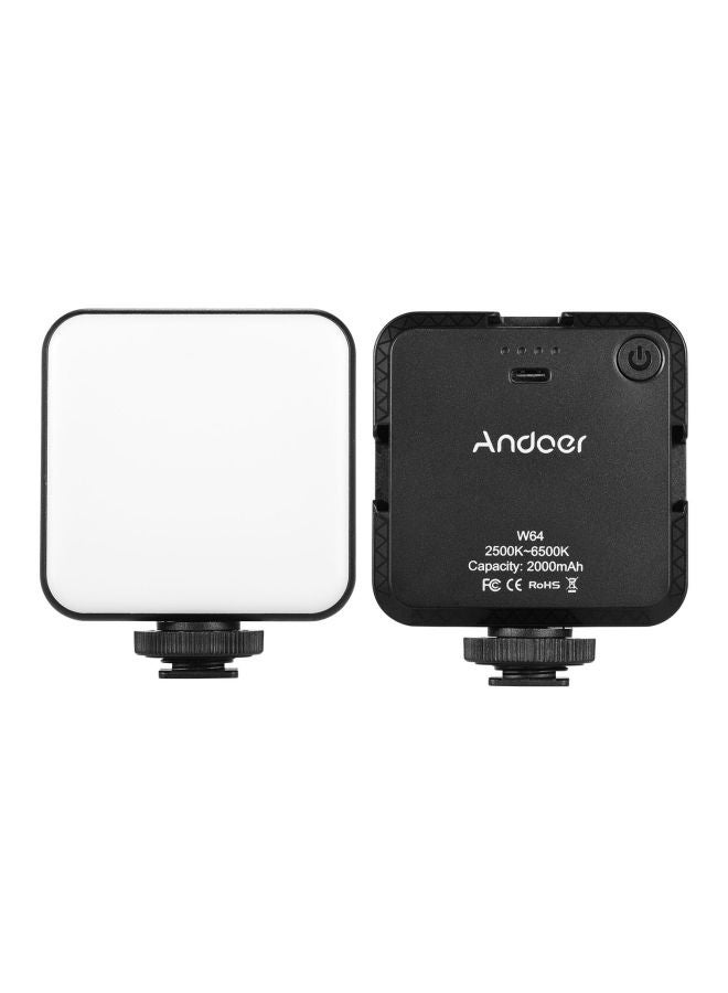 ANDOER 2000.0 mAh 2-Piece Bi-Colour LED Video Light Set White/Black - Image 2