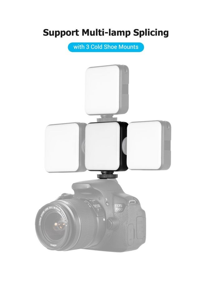 ANDOER 2000.0 mAh Bi-Colour LED Video Light Black - Image 3