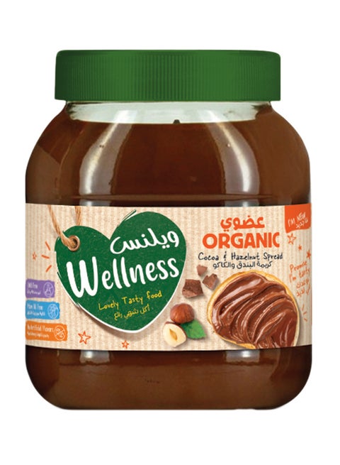 Organic Cocoa And Hazelnut Spread 350grams