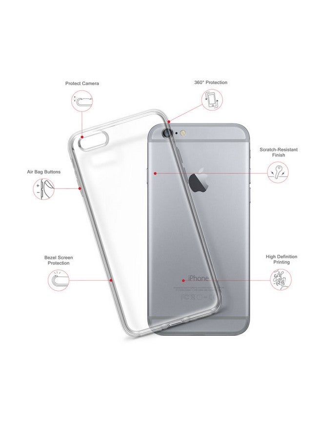 Stylizedd Stylizedd Apple iPhone 6s/ 6 Classic Clear Case Soft TPU Gel Thin Transparent Flexible Cover [ Designed for Apple iPhone 6s/ 6 ] - Switch On Multi Color - Image 2