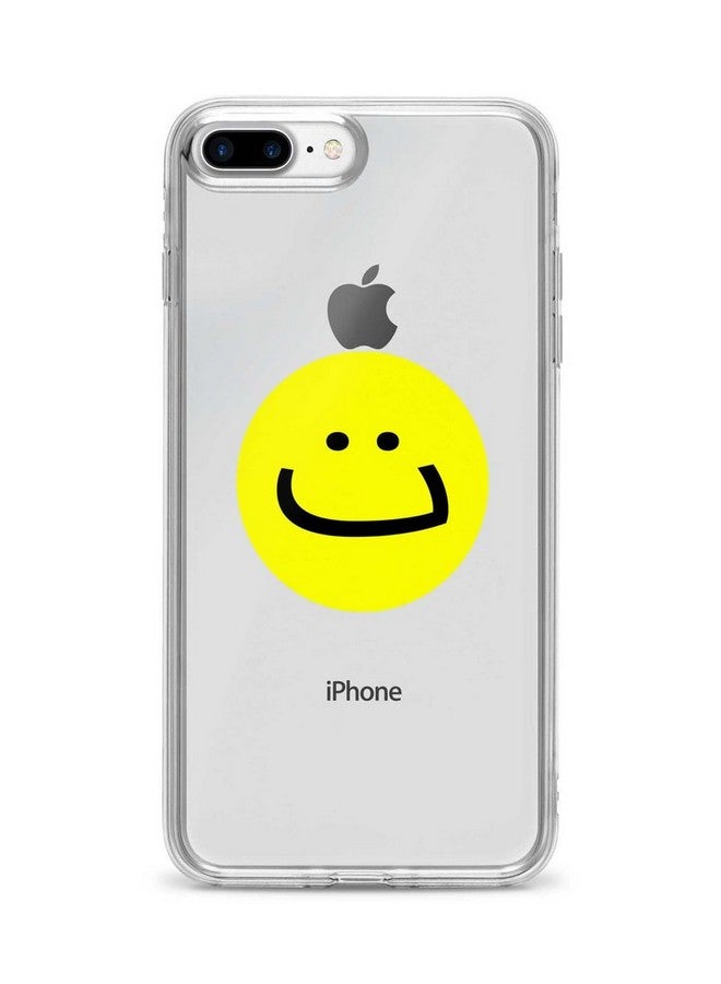 Stylizedd Stylizedd Apple iPhone 7 Plus Classic Clear Case Soft TPU Gel Thin Transparent Flexible Cover [ Designed for Apple iPhone 7 Plus ] - Ta Smile Multi Color - Image 1