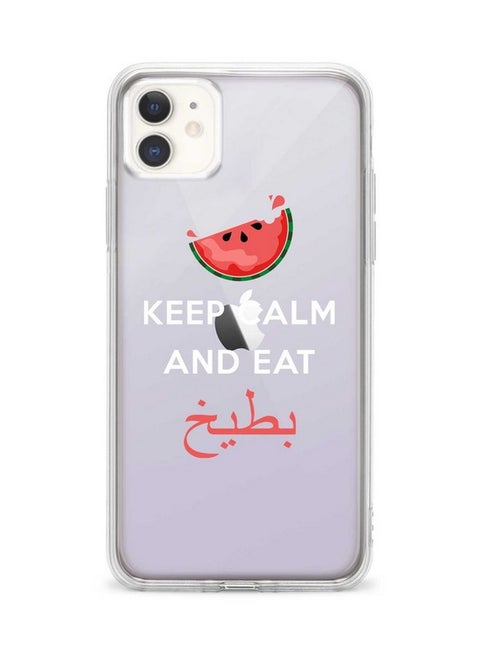 Stylizedd Apple iPhone 11 Clear Classic Case Classic Clear Case Soft TPU Gel Thin Transparent Flexible Cover [ Designed for Apple iPhone 11 Clear Classic Case ] - Bateekh Multi Color