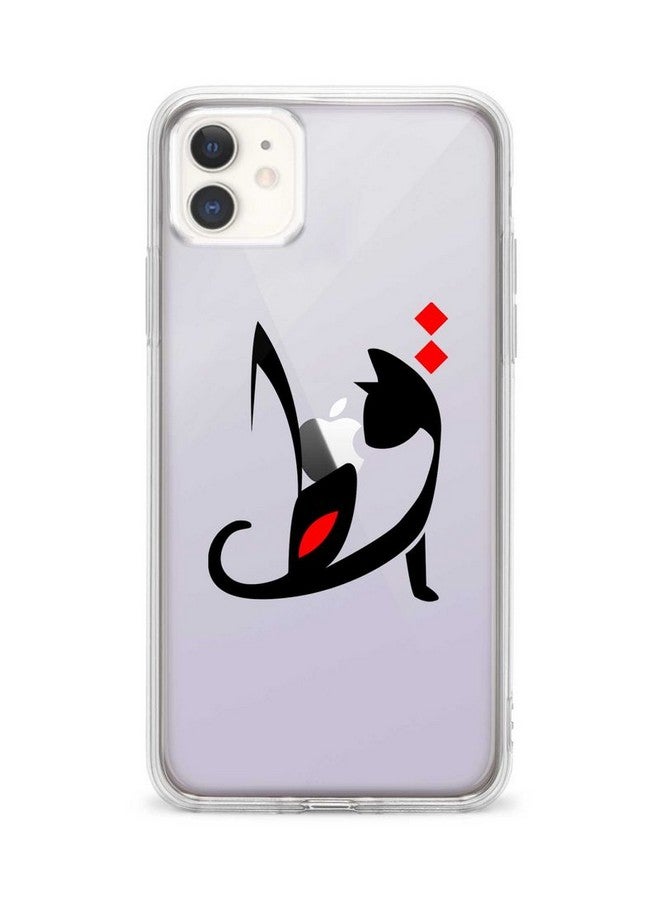 Stylizedd Apple iPhone 11 Clear Classic Case Classic Clear Case Soft TPU Gel Thin Transparent Flexible Cover [ Designed for Apple iPhone 11 Clear Classic Case ] - Cat Multi Color