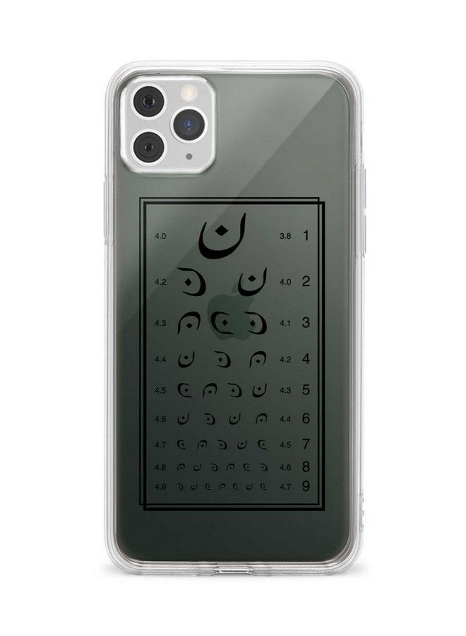 Stylizedd Apple iPhone 11 Pro Clear Classic Case Classic Clear Case Soft TPU Gel Thin Transparent Flexible Cover [ Designed for Apple iPhone 11 Pro Clear Classic Case ] - Eye Test Multi Color