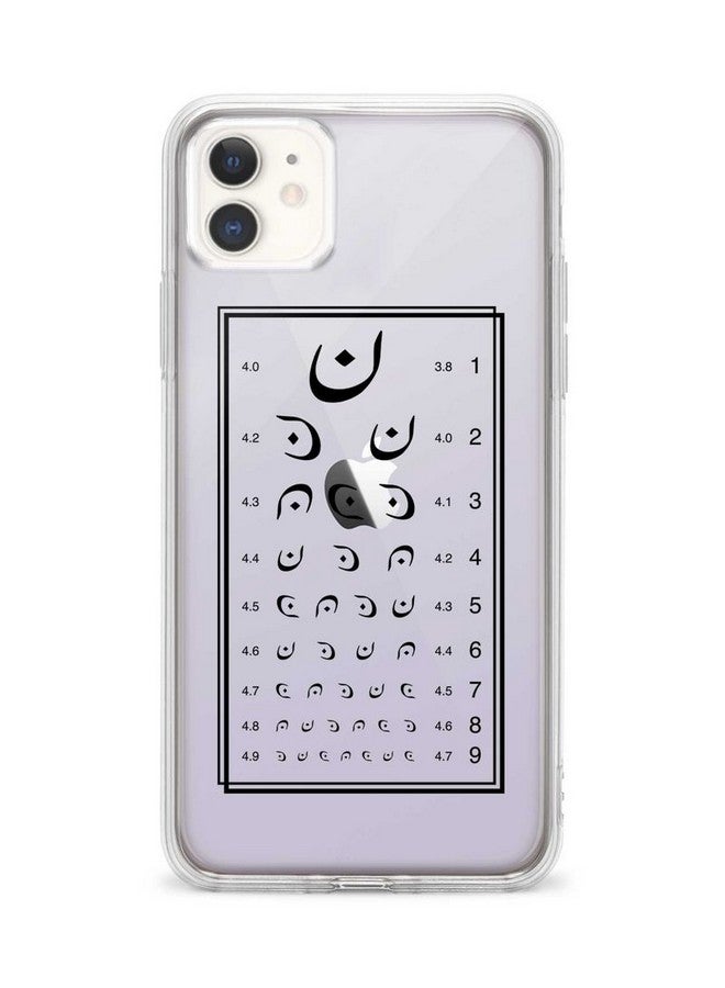 Stylizedd Apple iPhone 11 Clear Classic Case Classic Clear Case Soft TPU Gel Thin Transparent Flexible Cover [ Designed for Apple iPhone 11 Clear Classic Case ] - Eye Test Multi Color