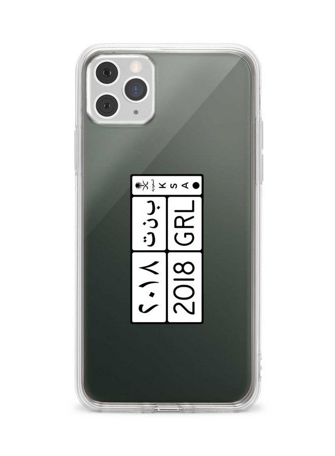 Stylizedd - Stylizedd Apple iPhone 11 Pro Max Clear Classic Case Classic Clear Case Soft TPU Gel Thin Transparent Flexible Cover [ Designed for Apple iPhone 11 Pro Max Clear Classic Case ] - 2018 GRL Multi Color - Image 1