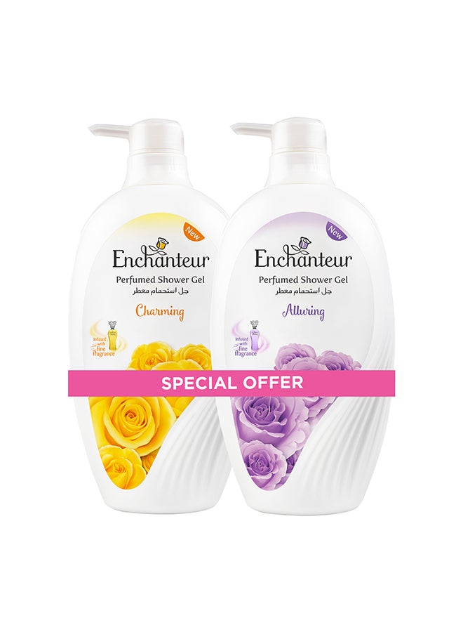 انشانتر Charming Alluring Shower Gel 550ml Pack of 2 