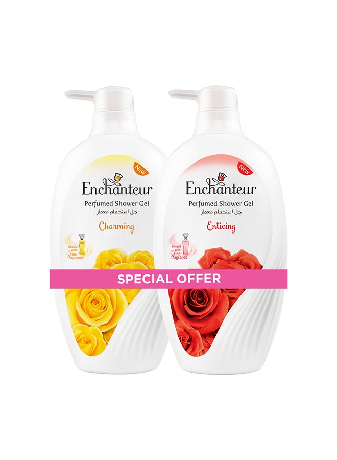 انشانتر Charming Enticing Shower Gel 550ml Pack of 2 