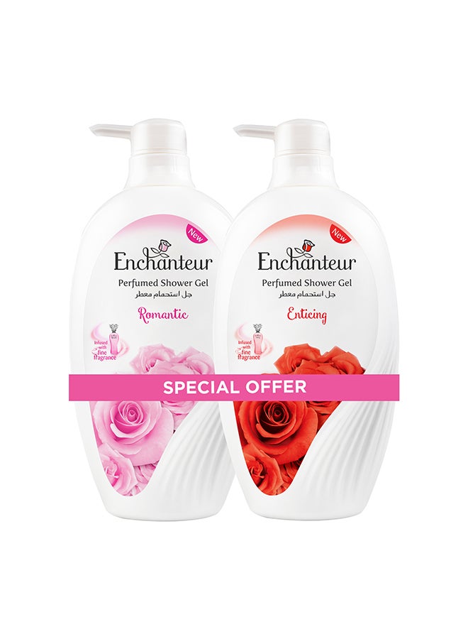 انشانتر Romantic Enticing Shower Gel 550ml Pack of 2 