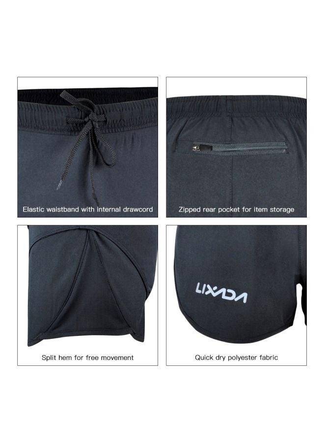 2-In-1 Running Shorts M