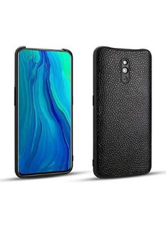 Vintage Genuine Leather Ultra Slim Shockproof Case Cover For Oppo Reno Black - v1601183473/N40761817A_5