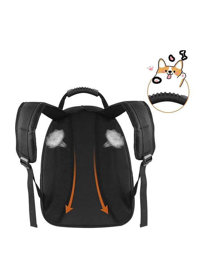 Generic Pet Carrier Backpack Black 43centimeter - Image 3