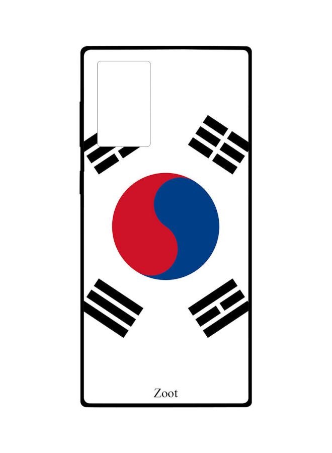 Zoot South Korea Flag Printed Case Cover For Samsung Galaxy Note20 Ultra White/Blue/Red - Image 1
