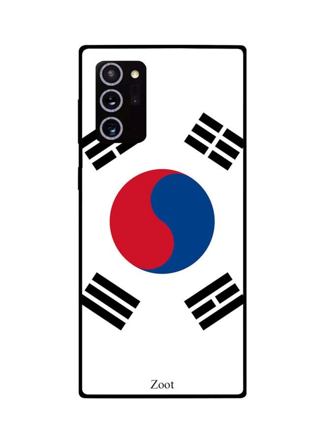 Zoot South Korea Flag Printed Case Cover For Samsung Galaxy Note20 Ultra White/Blue/Red - Image 2