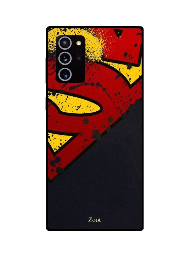 Zoot - Superman Logo Printed Case Cover For Samsung Galaxy Note20 Ultra Black/Red/Yellow - Image 1