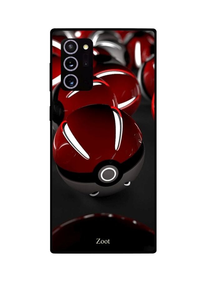 Zoot Pokemon Ball Printed Case Cover For Samsung Galaxy Note20 Ultra Red/Grey/White - Image 2