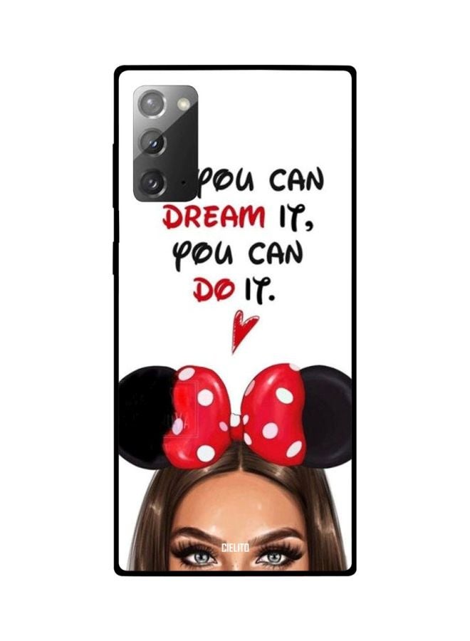 CIELITO You Can Dream it Printed Case Cover For Samsung Galaxy Note20 White/Red/Black - Image 2