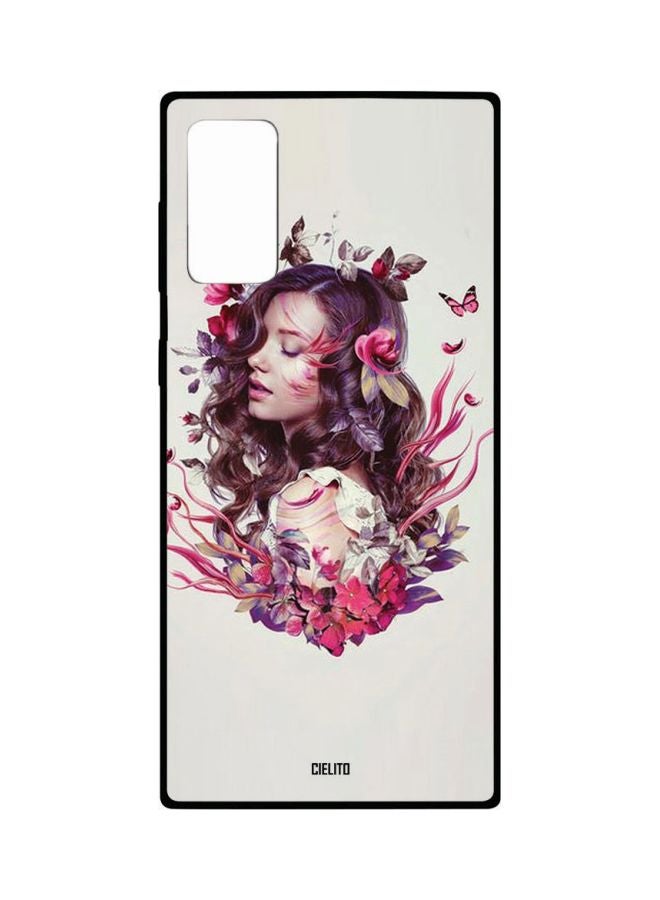 CIELITO Printed Case Cover For Samsung Galaxy Note20 Grey/Pink/Beige - Image 1