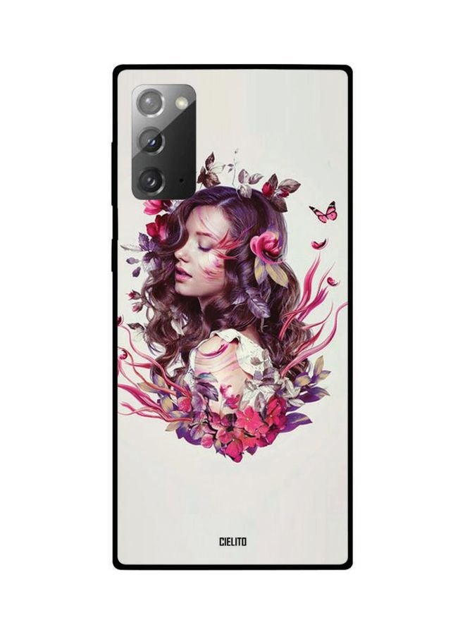 CIELITO Printed Case Cover For Samsung Galaxy Note20 Grey/Pink/Beige - Image 2