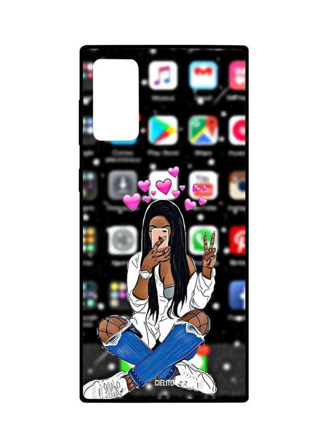 CIELITO Girl Printed Case Cover For Samsung Galaxy Note20 Multicolour - Image 1