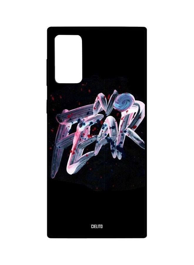 CIELITO No Fear Printed Case Cover For Samsung Galaxy Note20 Black/White/Blue - Image 1