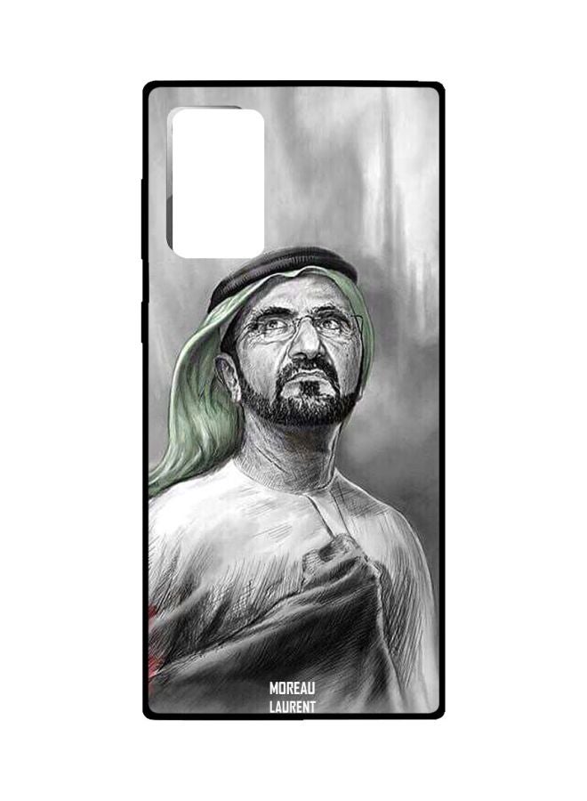 Moreau Laurent Rashid Bin Saeed Al Maktoum Printed Case Cover For Samsung Galaxy Note20 Grey/White/Green - Image 1