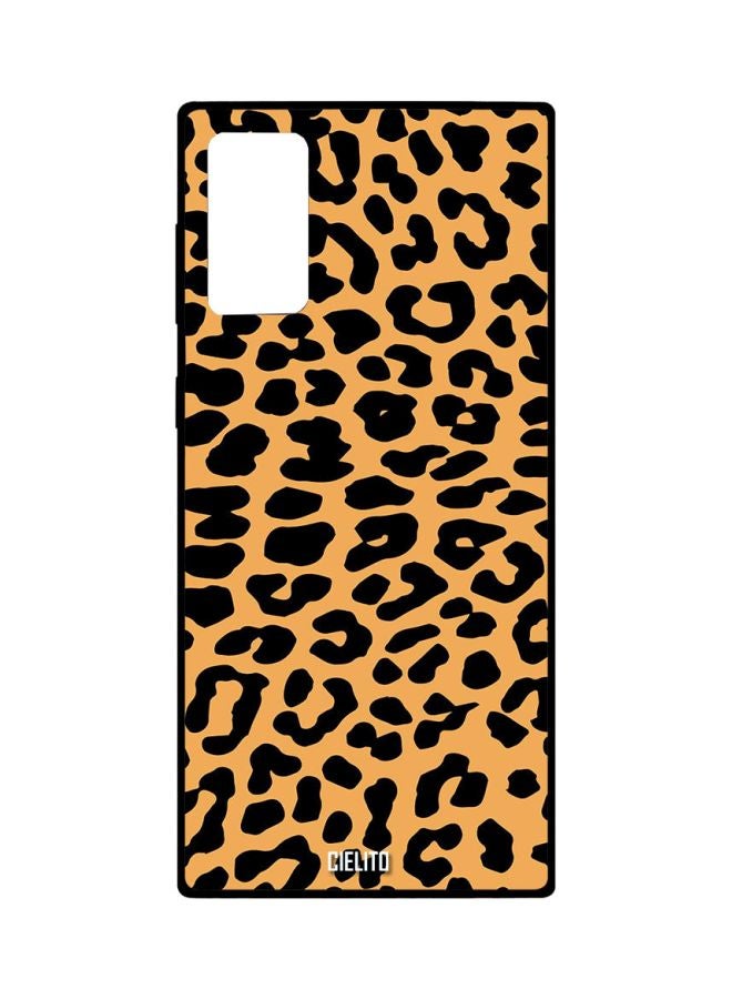 CIELITO Leopard Skin Printed Case Cover For Samsung Galaxy Note20 Yellow/Black - Image 1