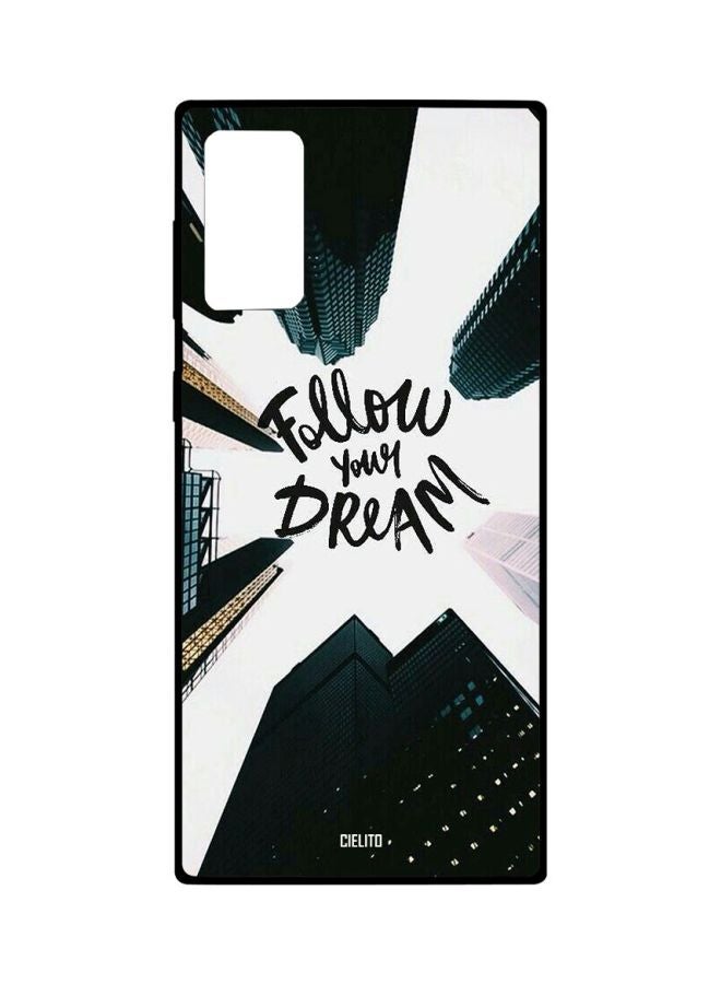 CIELITO Follow Your Dream Printed Case Cover For Samsung Galaxy Note 20 Green/White/Black - Image 1