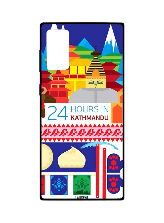 Moreau Laurent Kathmandu Themed Protective Case Cover For Samsung Galaxy Note20 Blue/Red/Yellow - Image 1
