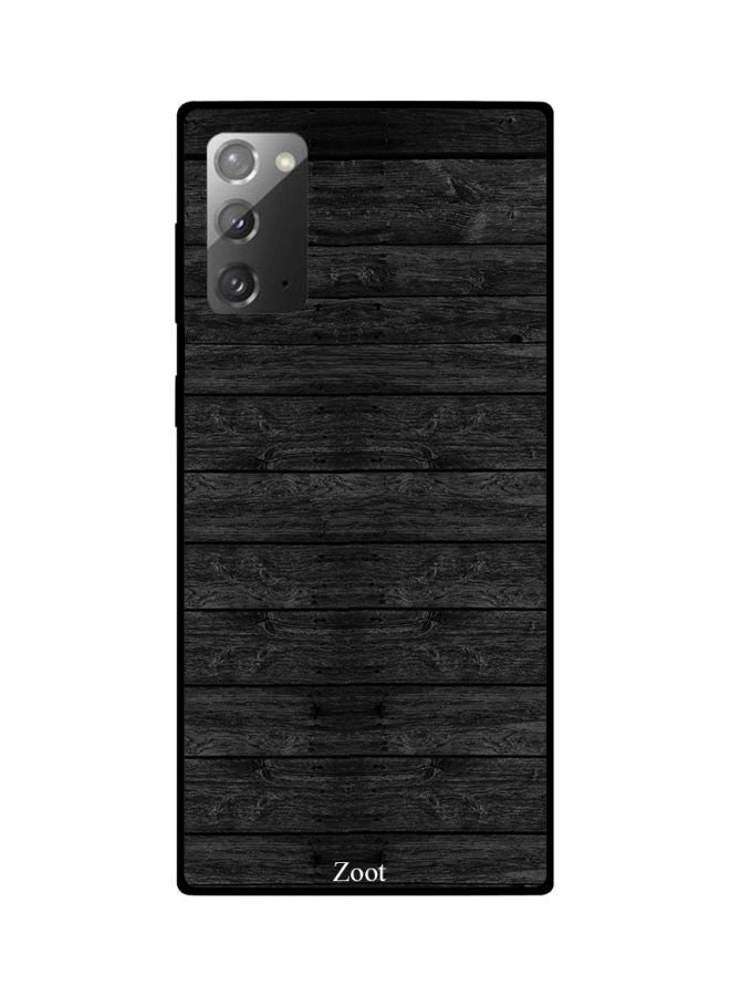 Printed Protective Case Cover For Samsung Galaxy Note 20 Grey/Black