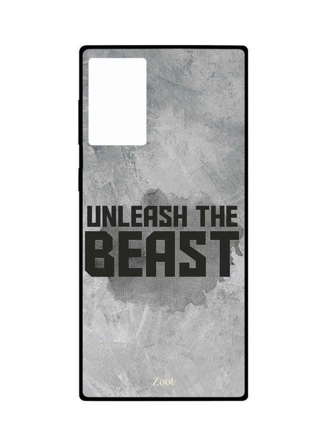 Zoot Unleash The Beast Printed Case Cover For Samsung Galaxy Note20 Grey/Black  - Image 1