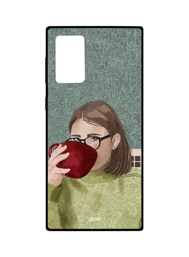 CIELITO Girl Printed Case Cover For Samsung Galaxy Note20 Ultra Green/Brown/Red - Image 1