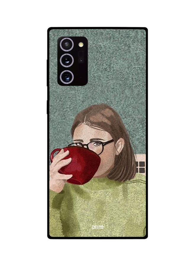 CIELITO Girl Printed Case Cover For Samsung Galaxy Note20 Ultra Green/Brown/Red - Image 2