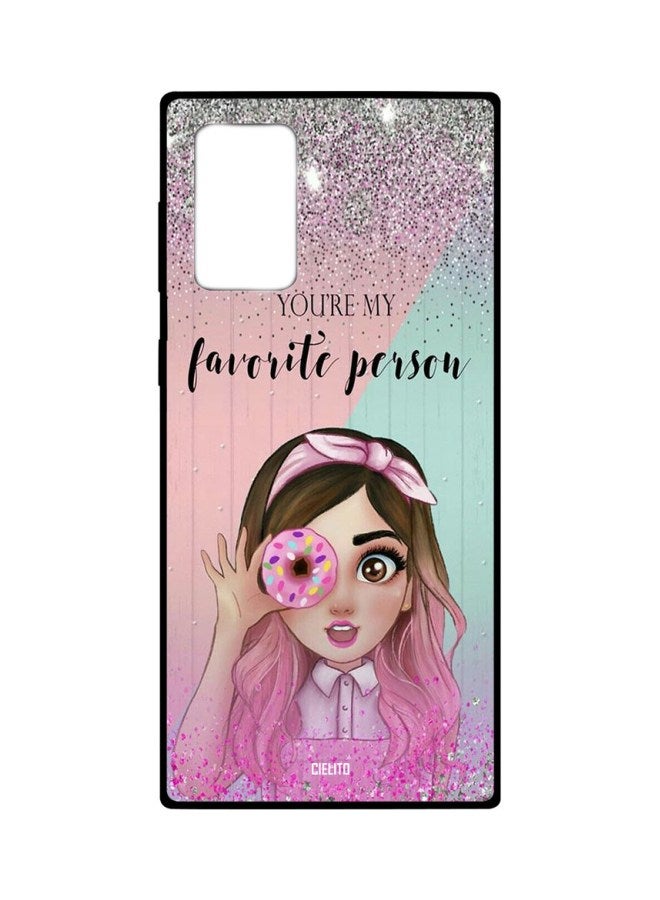 CIELITO Girl Printed Case Cover For Samsung Galaxy Note20 Ultra Pink/Blue/Beige - Image 1