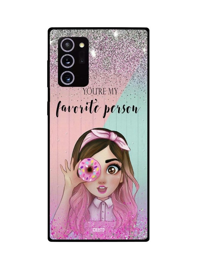 CIELITO Girl Printed Case Cover For Samsung Galaxy Note20 Ultra Pink/Blue/Beige - Image 2