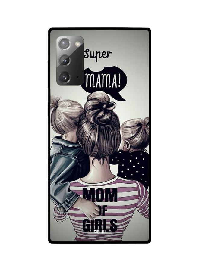 CIELITO Super Mama Printed Case Cover For Samsung Galaxy Note20 Pink/Black/Grey - Image 2