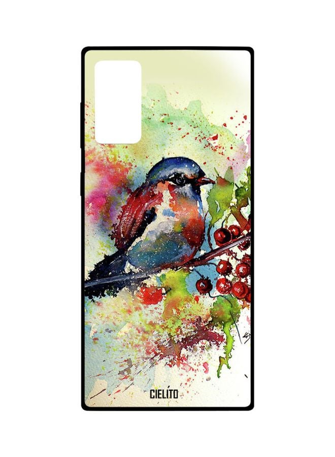 CIELITO Bird Printed Case Cover For Samsung Galaxy Note20 Red/Green/Blue - Image 1