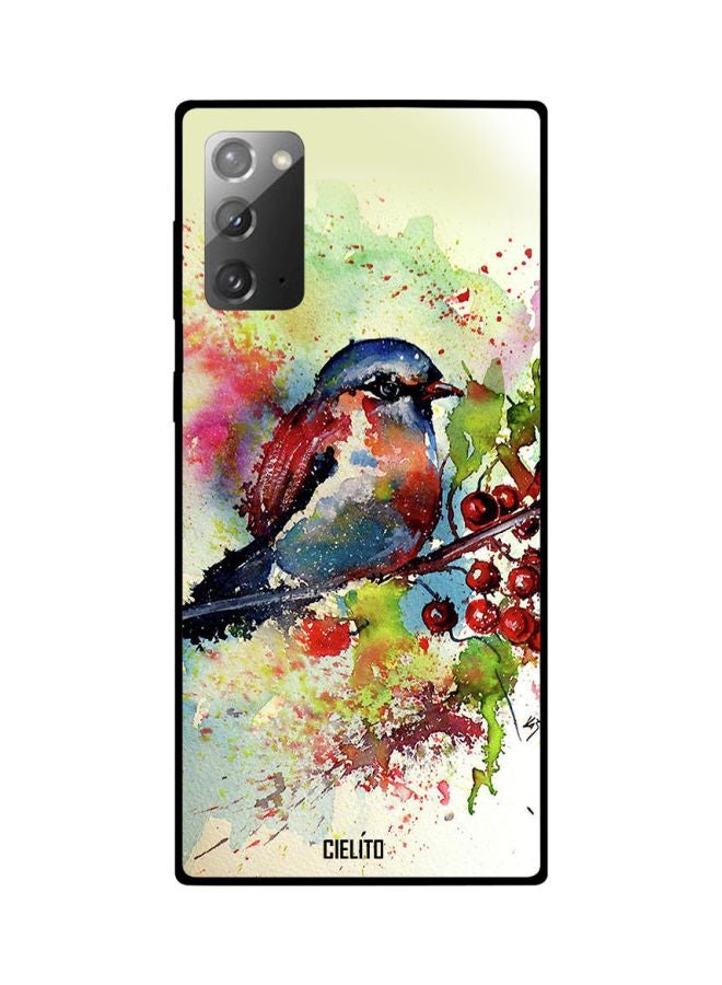 CIELITO Bird Printed Case Cover For Samsung Galaxy Note20 Red/Green/Blue - Image 2